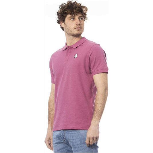 Elegant Purple Short Sleeve Polo