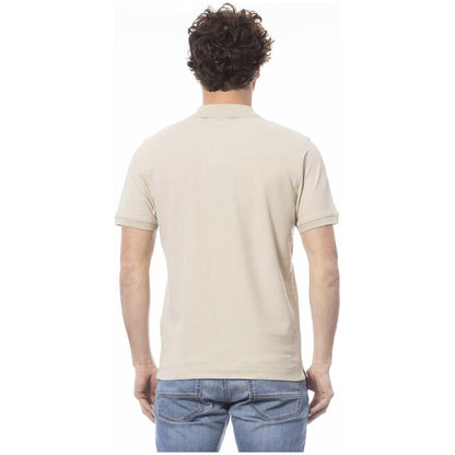 Invicta Beige Cotton Men Polo Shirt