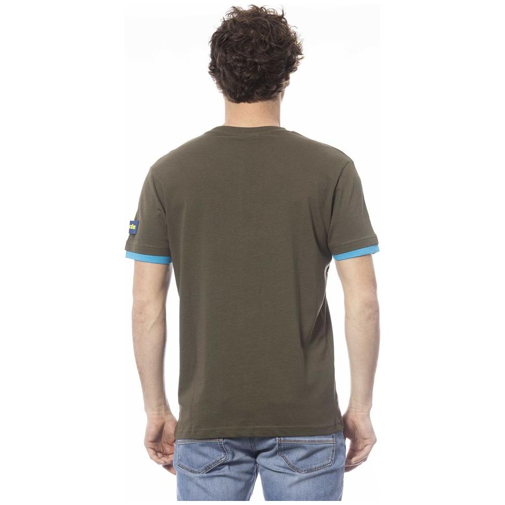 Invicta Cotton Crew Neck Tee in Green