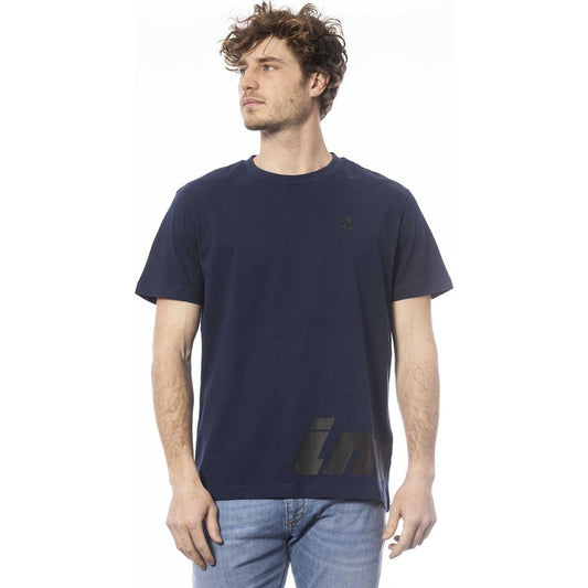 Invicta Blue Crew Neck Cotton Tee Invicta