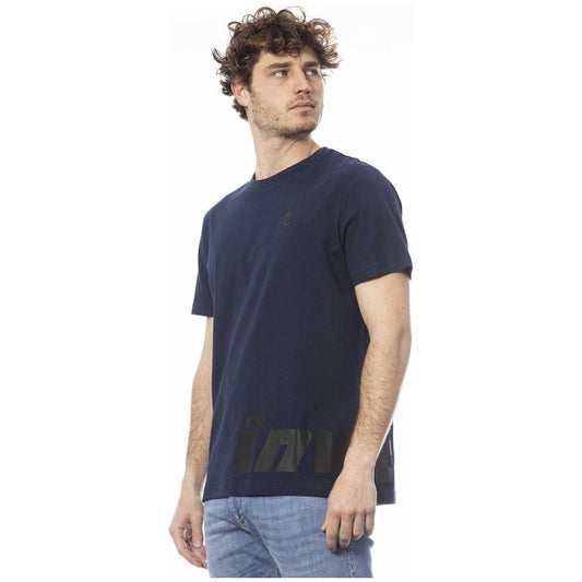 Invicta Blue Crew Neck Cotton Tee Invicta