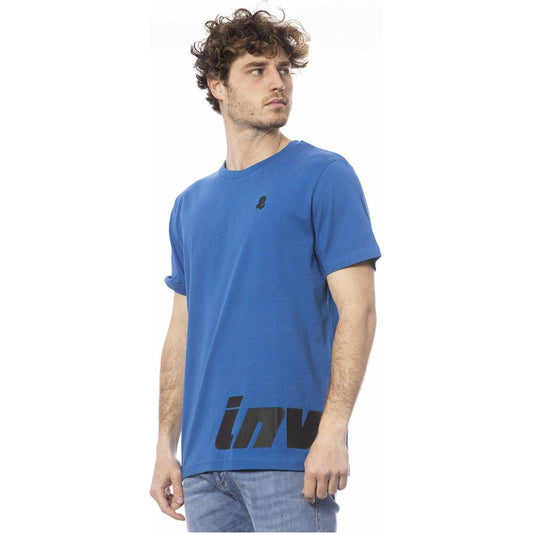 Crew Neck Cotton Tee with Chest Logo