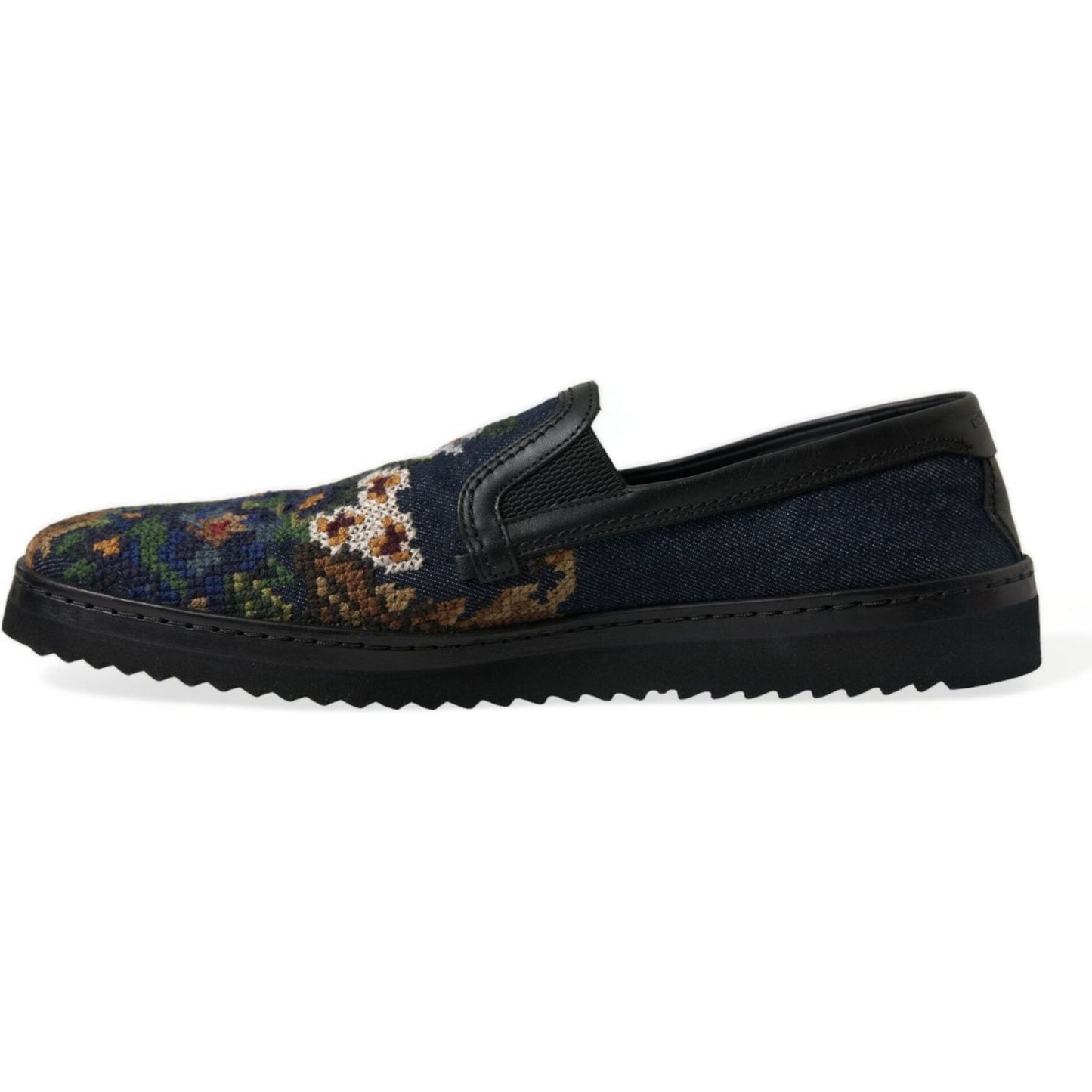 Elegant Multicolor Floral Loafers