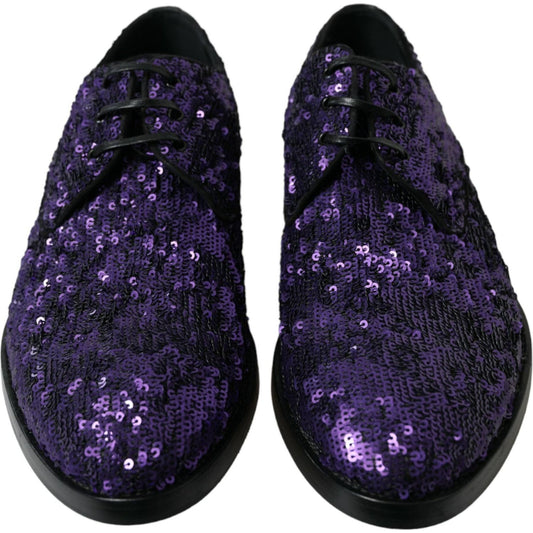 Elegant Sequined Oxford Dress Shoes