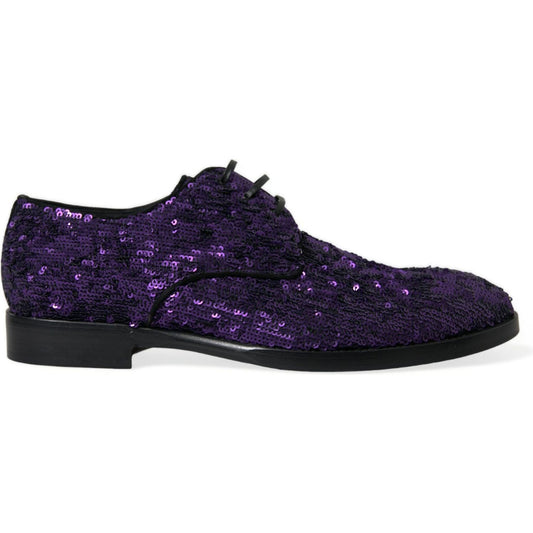 Elegant Sequined Oxford Dress Shoes