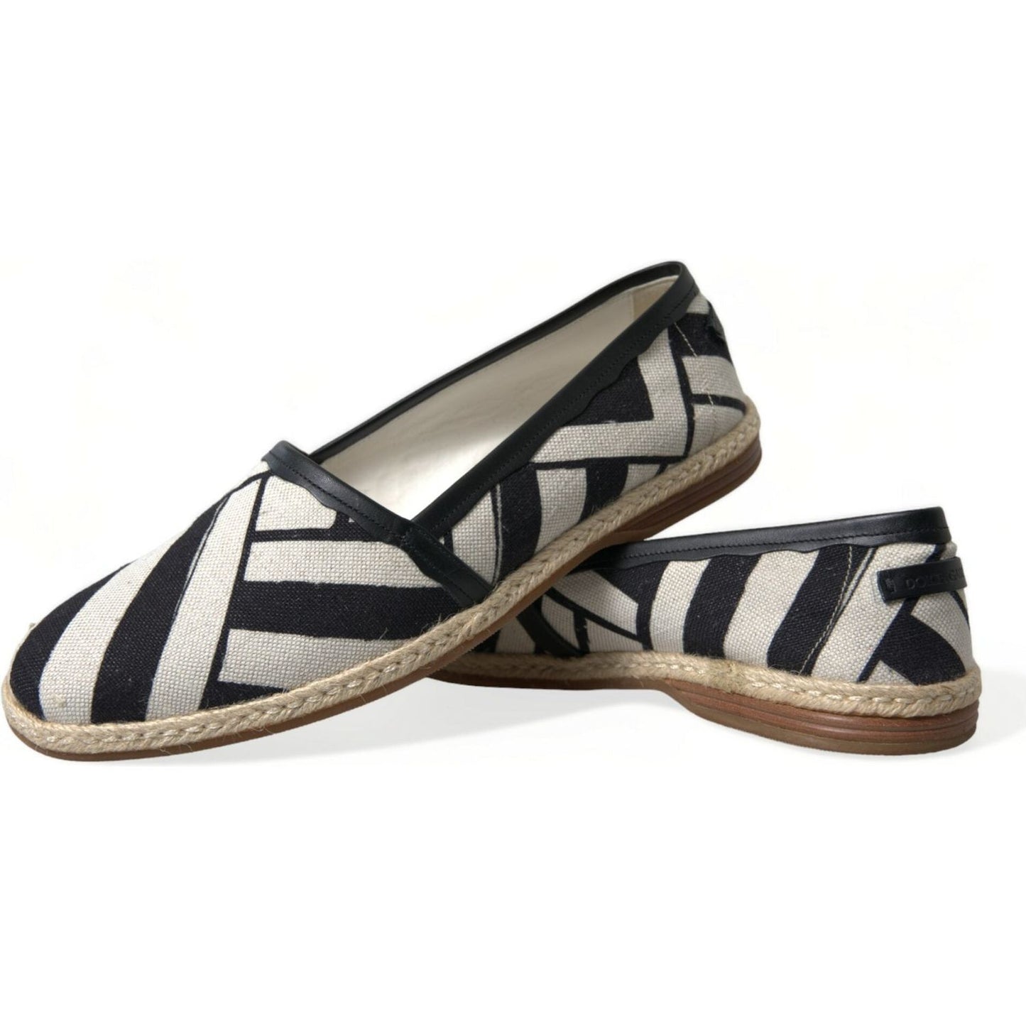 Chic Striped Canvas Espadrilles