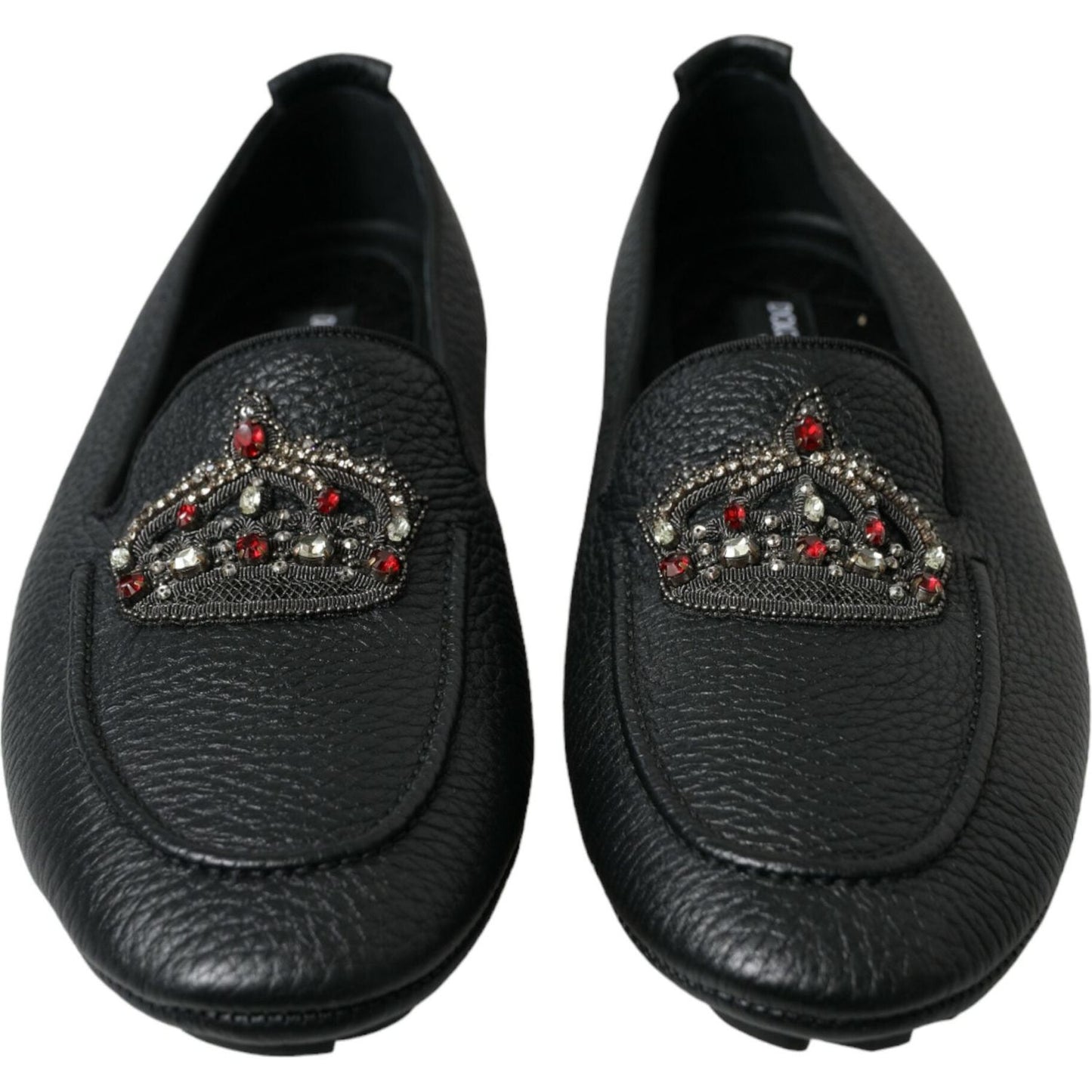 Dazzling Crystal-Embellished Loafers