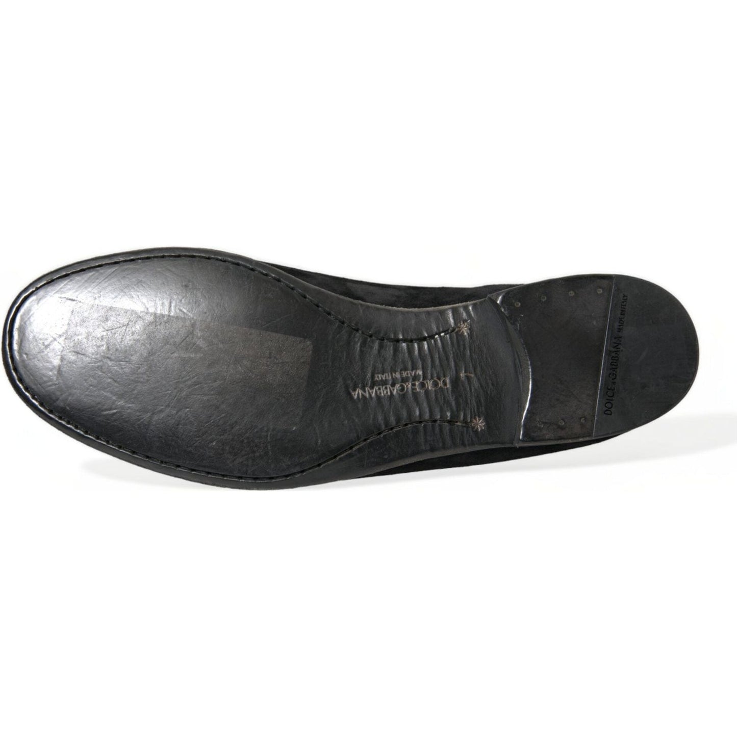 Elegant Black Velor Loafers for the Discerning Gentleman