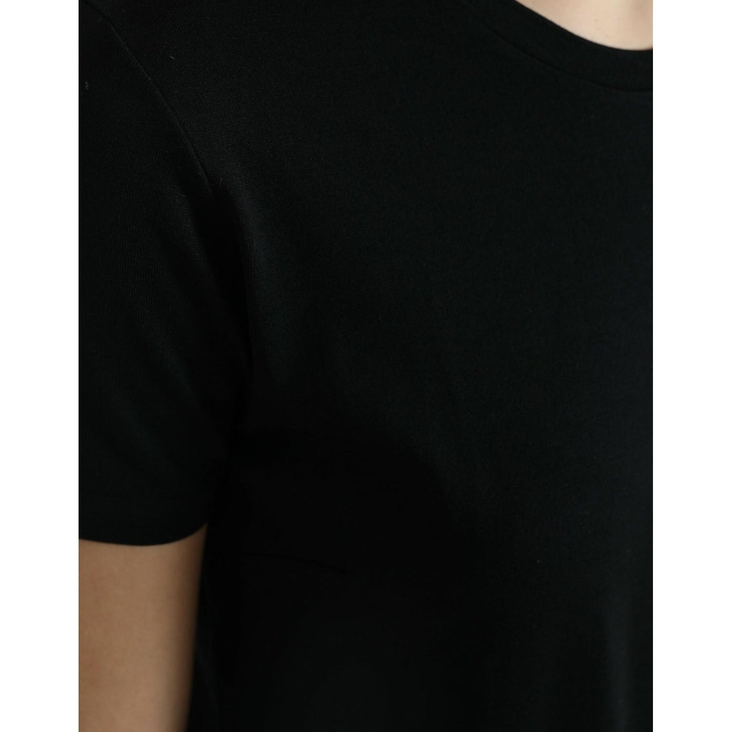 Elegant Wool Crew Neck Tee