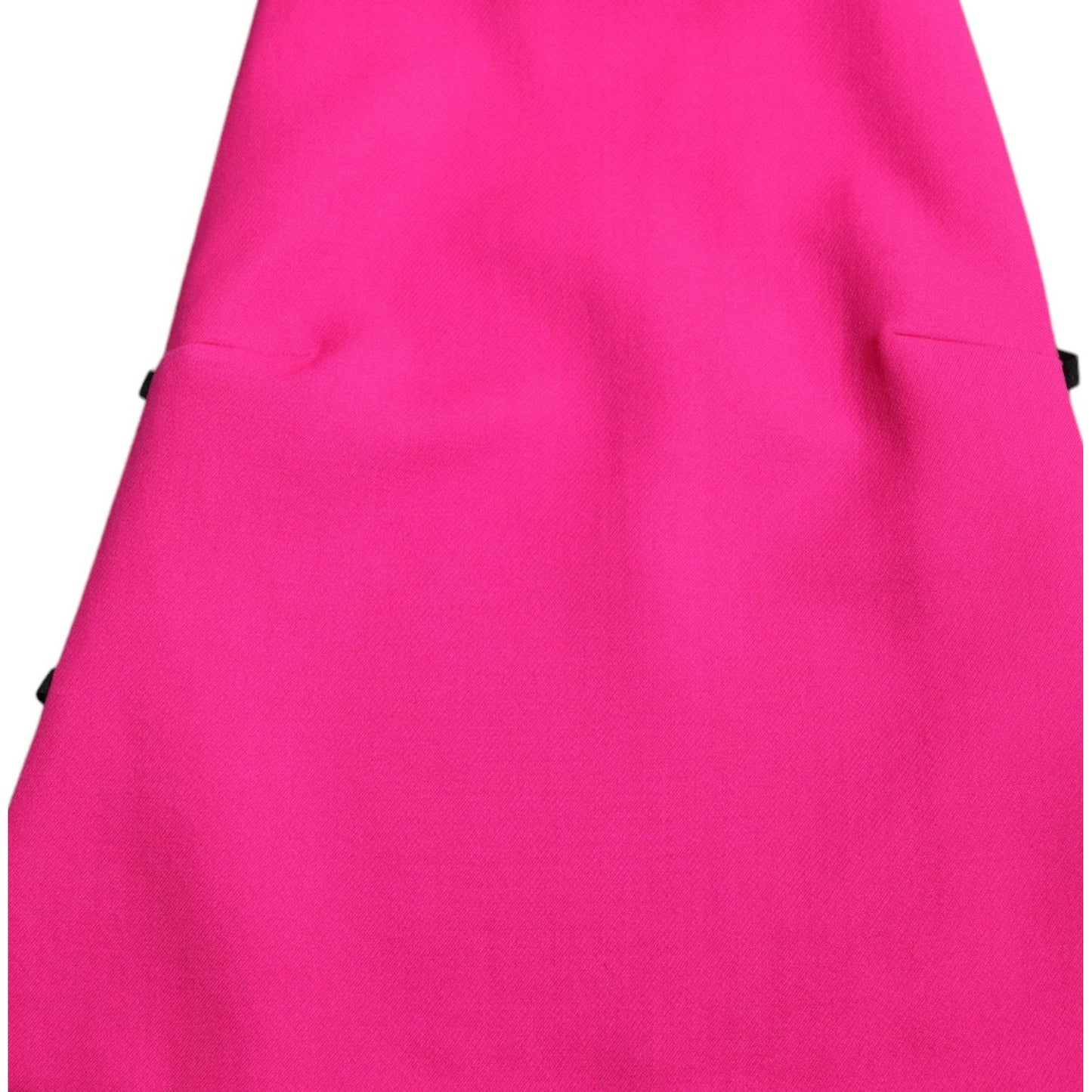 Elegant Pink Turtleneck Sleeveless Wool Top