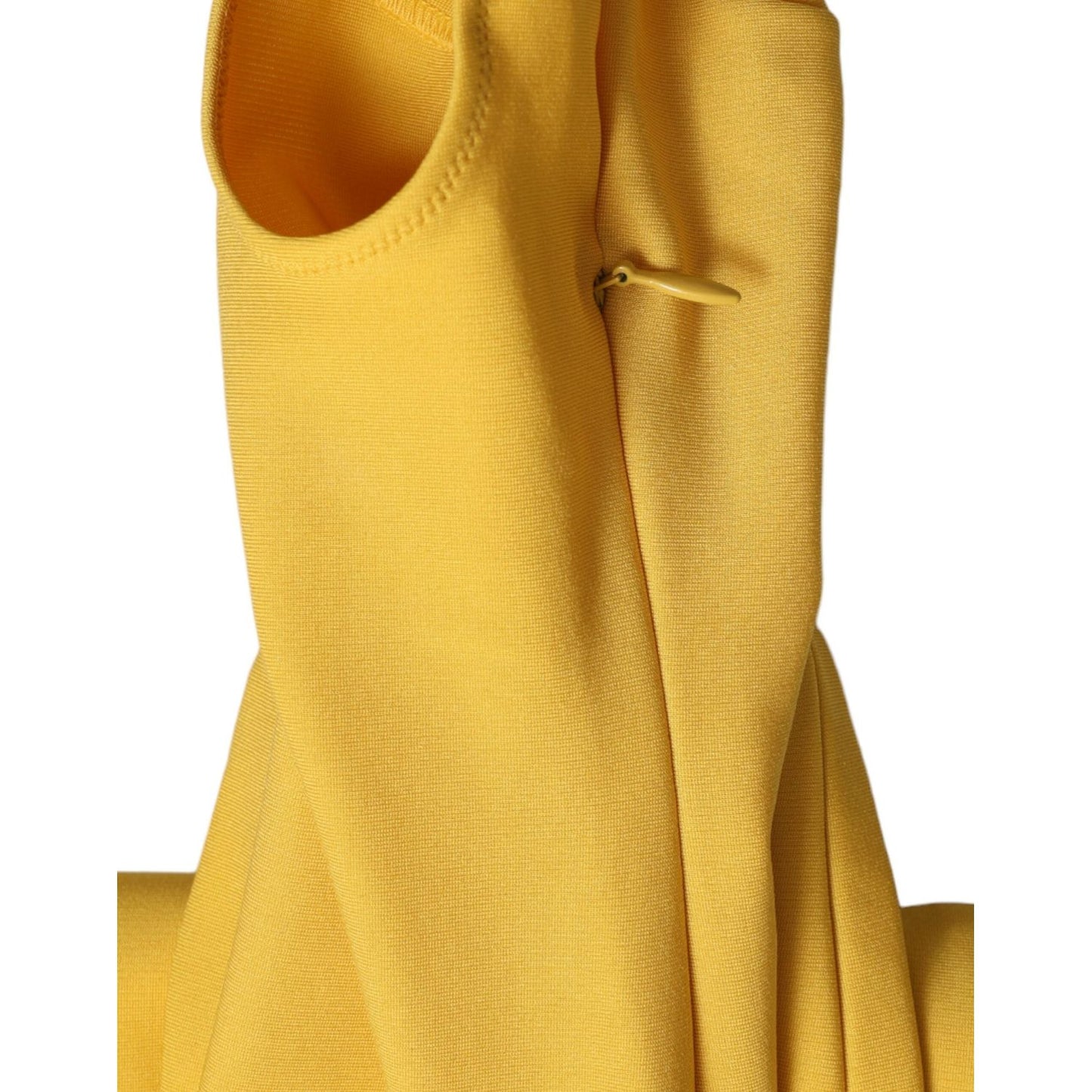 Elegant High Waist Yellow Leggings