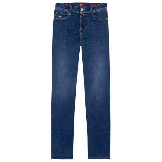 Elegant Stretch Cotton Men's Jeans Tramarossa