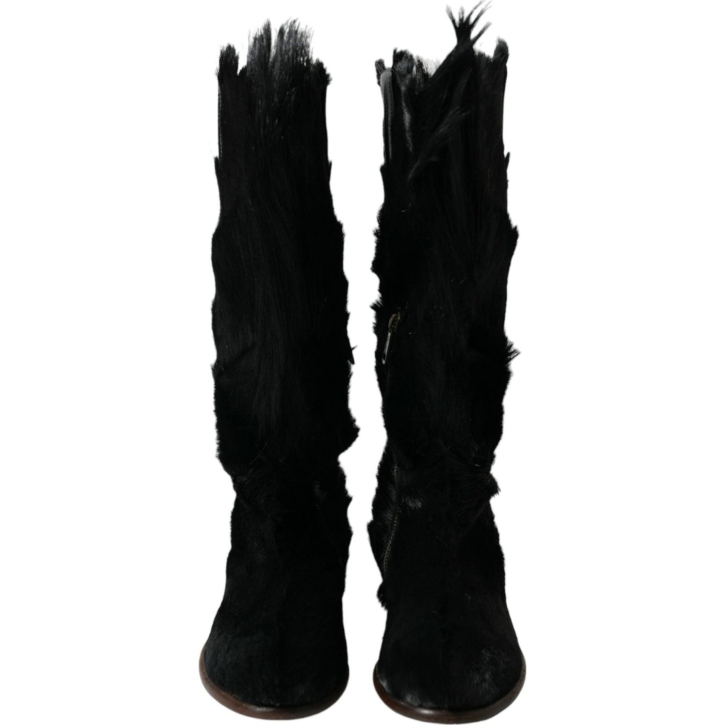 Opulent Gazelle Fur Mid Calf Boots