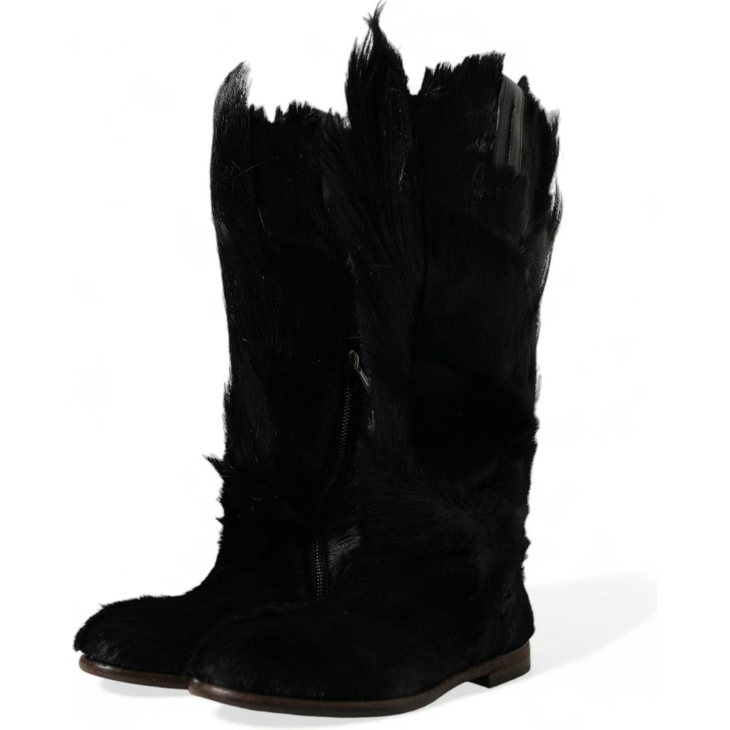 Opulent Gazelle Fur Mid Calf Boots