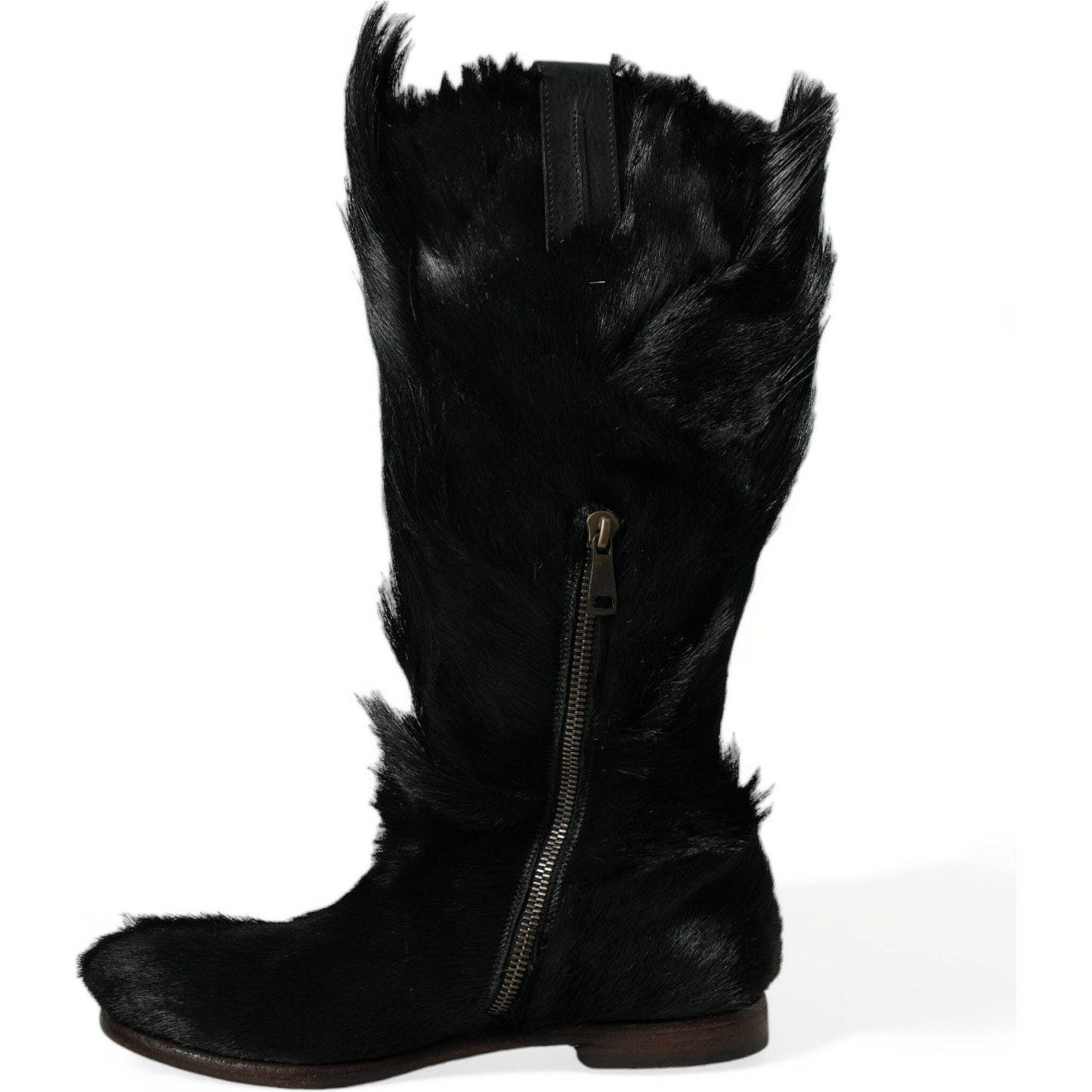 Opulent Gazelle Fur Mid Calf Boots