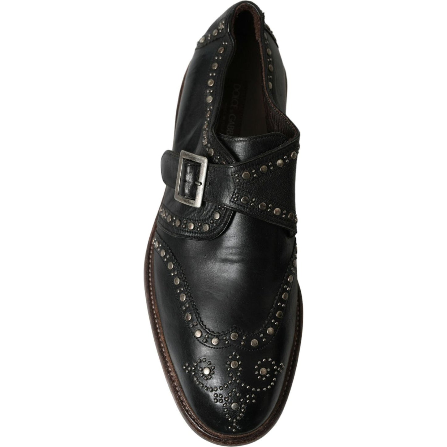 Elegant Calfskin Leather Monk Straps