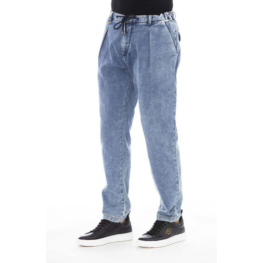 Elegant Button Lace Men's Jeans