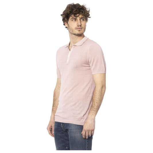 Distretto12 Elegant Pink Cotton Polo Shirt Distretto12