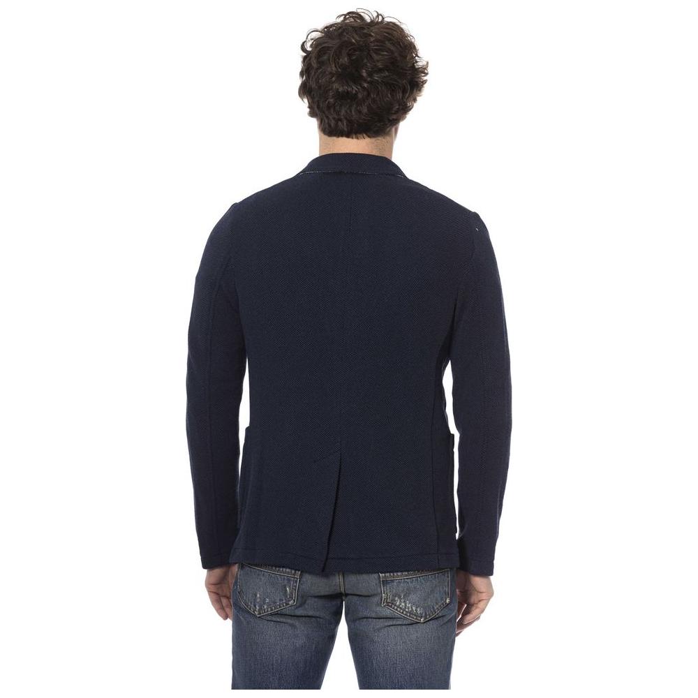 Classic Blue Cotton Blend Jacket