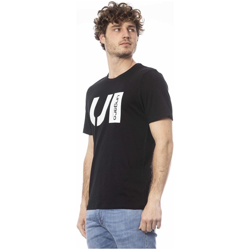 Sleek Ungaro Crew Neck Logo Tee