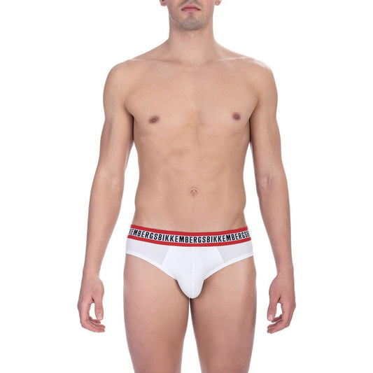 Sleek Bikkembergs Cotton-Elastane Bi-pack Briefs