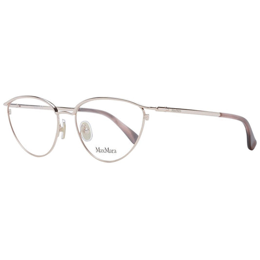 Max Mara Rose Gold Metal Glasses (Frames) Max Mara