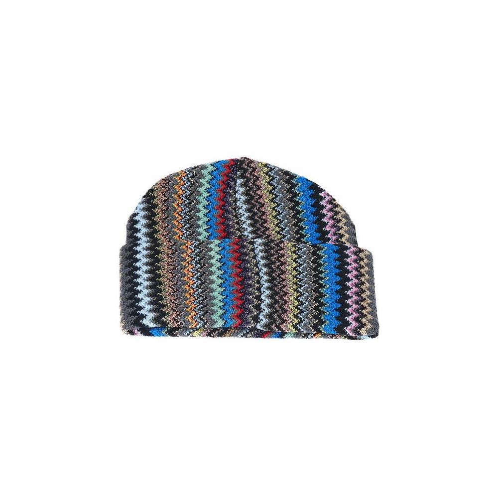 Geometric Fantasy Multicolor Wool-Acrylic Hat