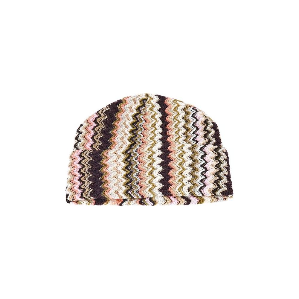 Geometric Fantasy Multicolor Wool-Blend Hat