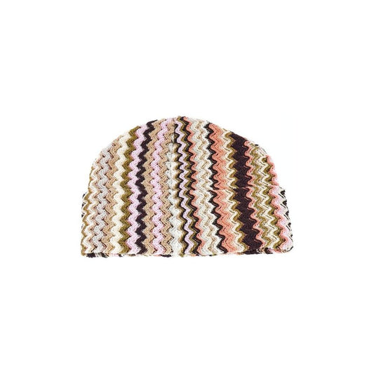 Geometric Fantasy Multicolor Wool-Blend Hat