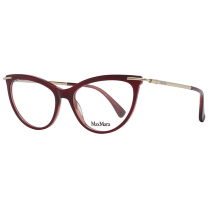 Max Mara Burgundy Plastic Glasses (Frames) Max Mara