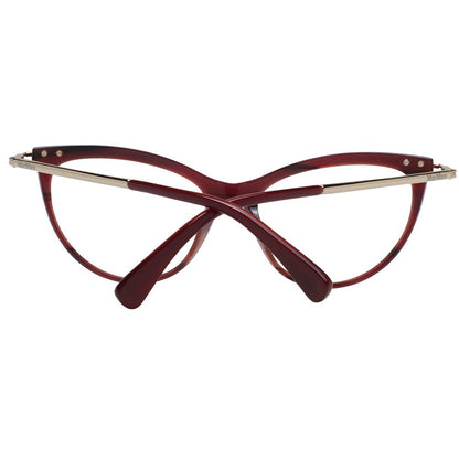 Max Mara Burgundy Plastic Glasses (Frames) Max Mara
