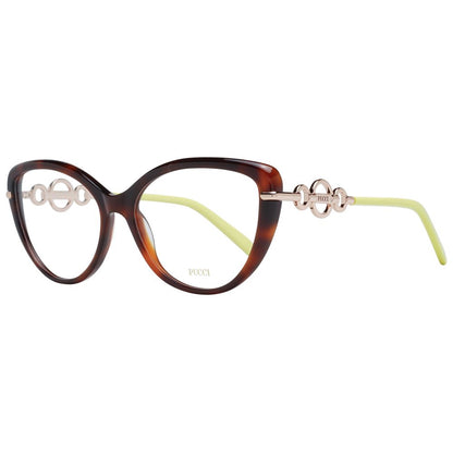 Emilio Pucci Brown Plastic Glasses (Frames)