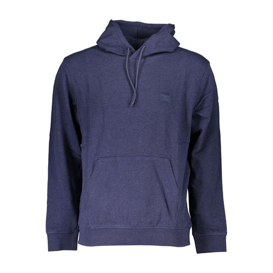 Sleek Hooded Sweatshirt with Logo Detail