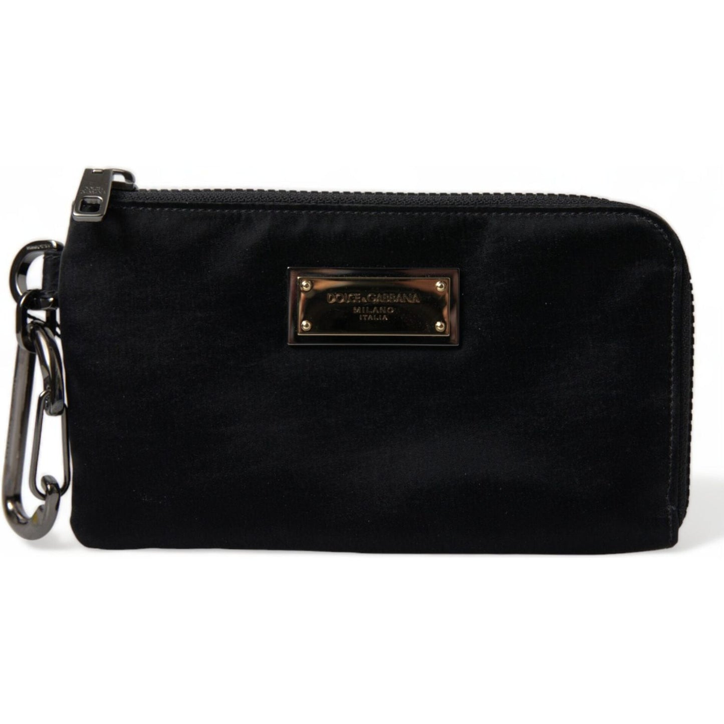 Chic Nylon-Leather Designer Pouch