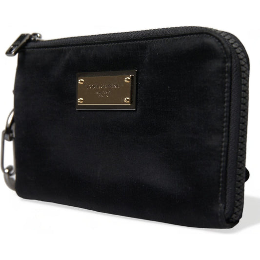 Chic Nylon-Leather Designer Pouch