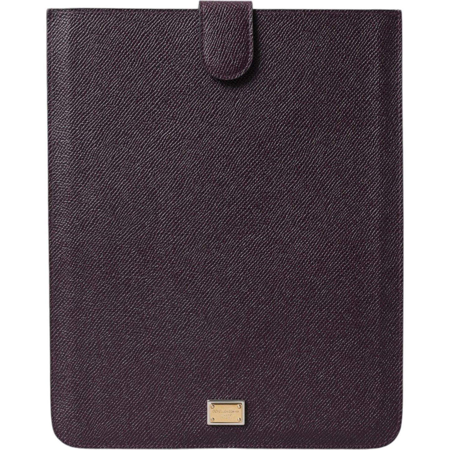 Elegant Leather Tablet Pouch in Rich Brown