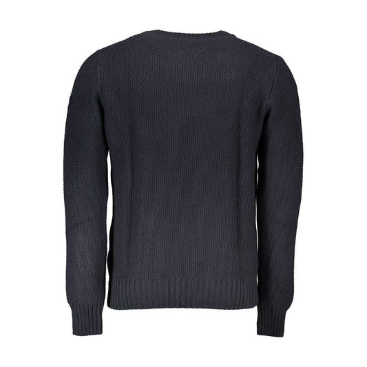 Eco-Conscious Crew Neck Sweater in Blue