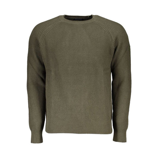 Sustainable Crew Neck Sweater with Contrast Detail