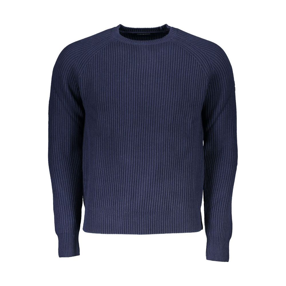 Eco-Conscious Crew Neck Sweater in Blue