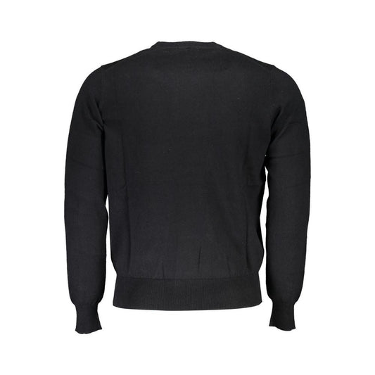 Eco-Luxe Black Crew Neck Sweater