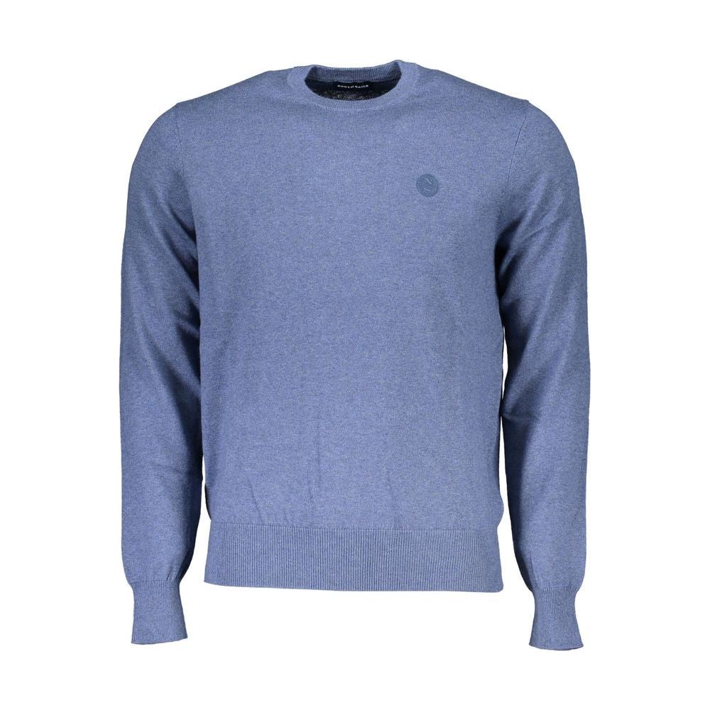 Eco-Chic Crew Neck Sweater in Blue