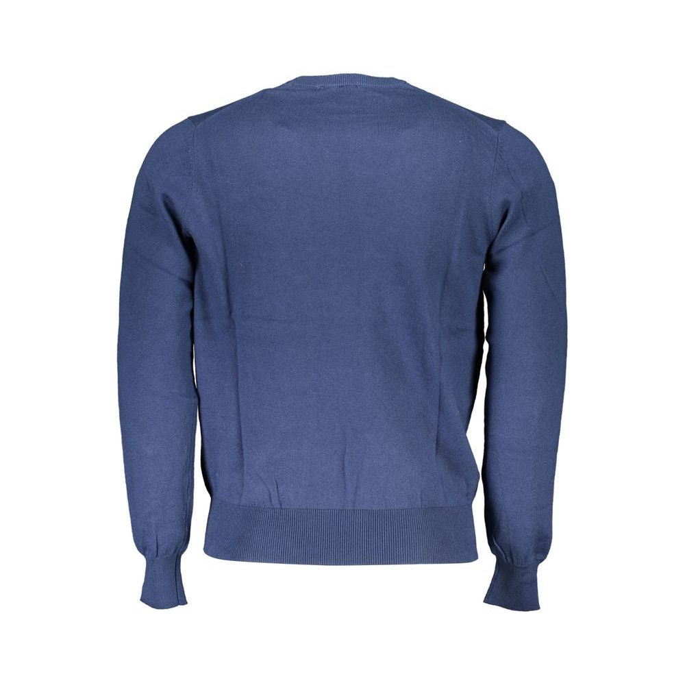 Crew Neck Blue Cozy Sweater