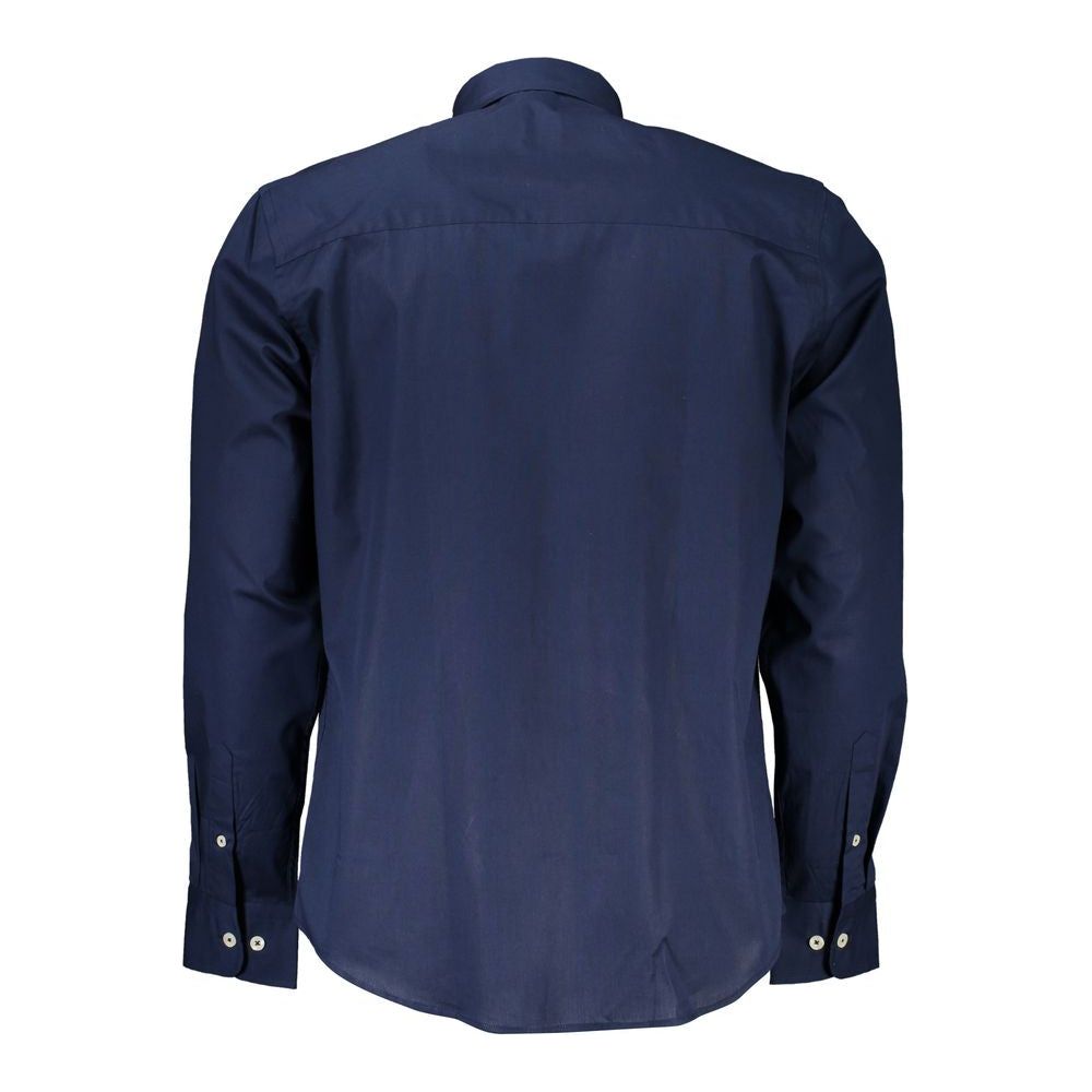 Eco-Conscious Blue Regular Fit Shirt