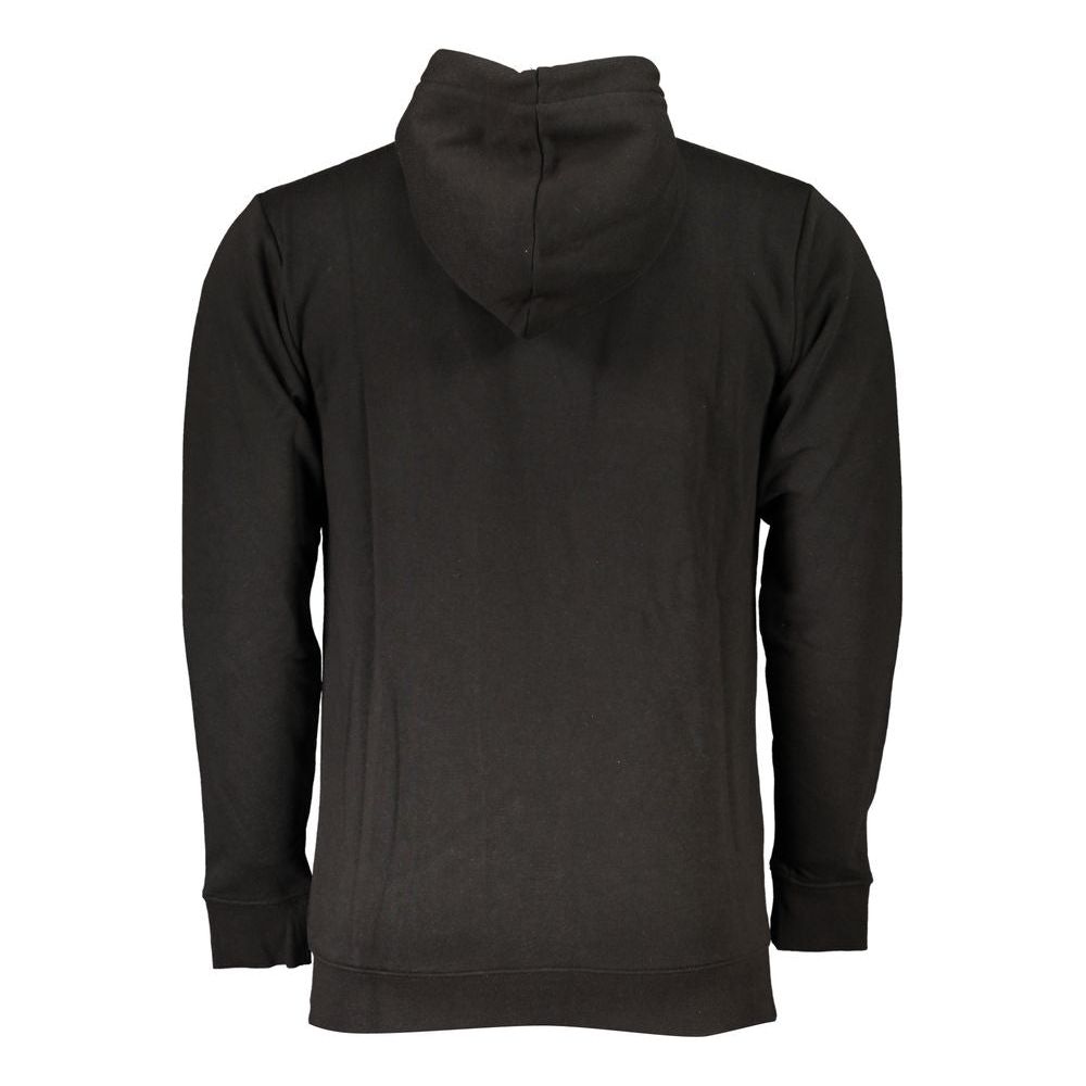 Cavalli Class Chic Black Hooded Sweatshirt - Long Sleeve Cavalli Class