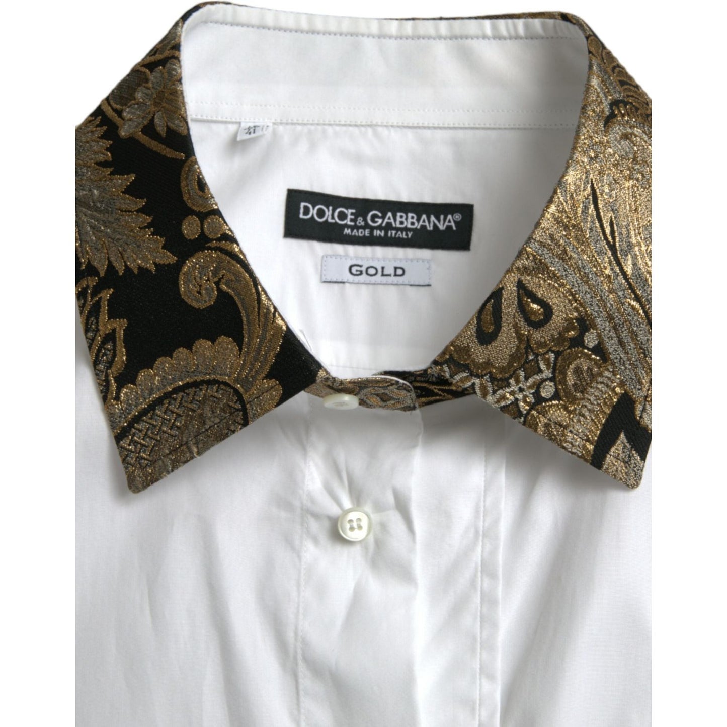 Elegant Gold Detail Dress Shirt