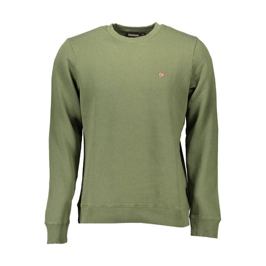 Emerald Cotton Blend Crewneck Sweater