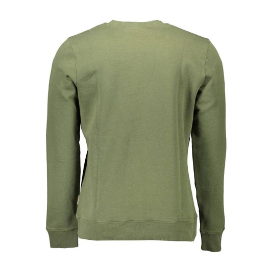 Emerald Cotton Blend Crewneck Sweater