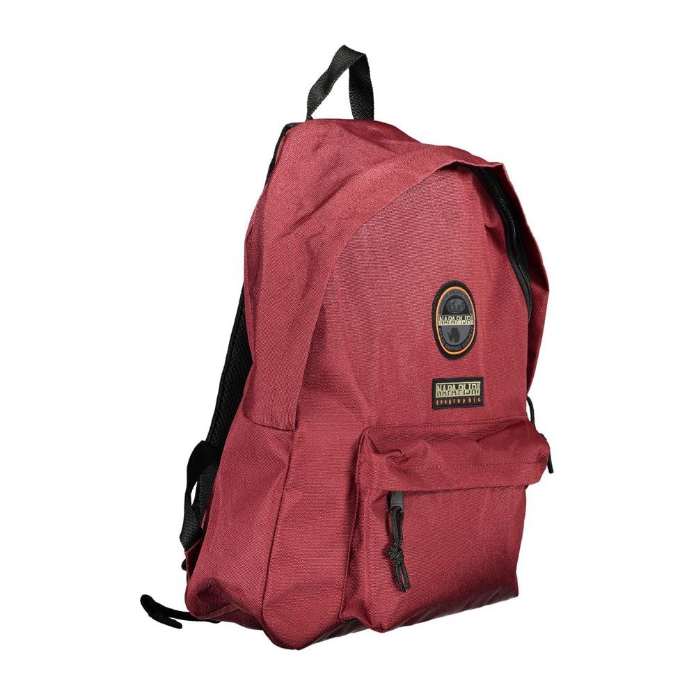 Front view with bag zipped and handles upright.