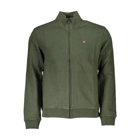 Forest Green Fleece Zip Sweatshirt