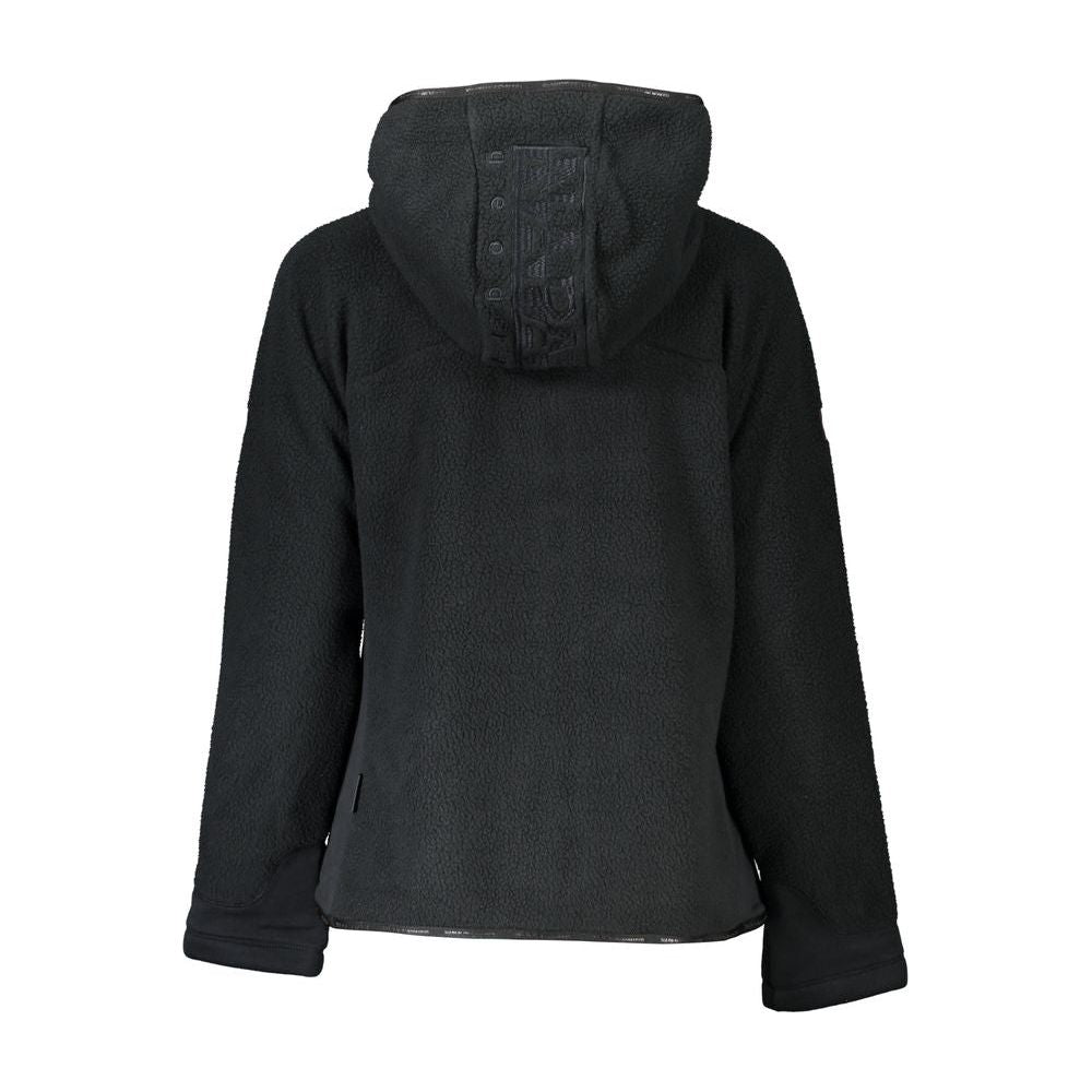 Elegant Long Sleeved Hooded Jacket